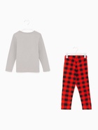 Пижама детская новогодняя: лонгслив, брюки, KAFTAN: Santa's security, рост 86-92 см - Фото 14
