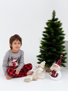 Пижама детская новогодняя: лонгслив, брюки, KAFTAN: Santa's security, рост 86-92 см - Фото 8