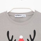 Пижама детская новогодняя: лонгслив, брюки, KAFTAN: Santa's security, рост 98-104 см - Фото 8