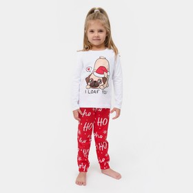 Пижама детская новогодняя KAFTAN «Мопс», размер 34 (122-128 см)