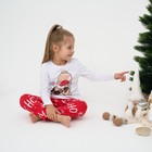 Пижама детская новогодняя KAFTAN «Мопс», размер 34 (122-128 см) - Фото 2
