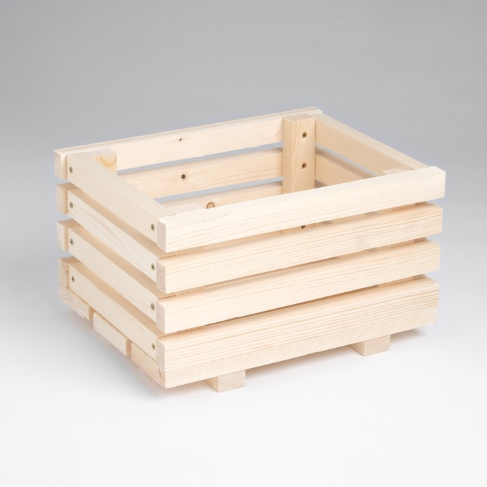 Ящик деревянный 30х24х16 см - Фото 1