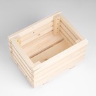 Ящик деревянный 30х24х16 см - Фото 2