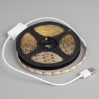 УЦЕНКА Светодиодная лента Luazon Lighting с сенсорным выключателем 5 м, IP65, SMD2835, 60 LED/м, USB, 4000К - Фото 3