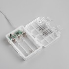 УЦЕНКА Гирлянда «Нить» 5 м роса, IP65, серебристая нить, 50 LED, 8 режимов, от батареек AAх3, свечение мульти - Фото 4