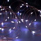 УЦЕНКА Гирлянда «Нить», 20 м, IP20, 200 LED, 12 В, медная нить, свечение белое - Фото 3