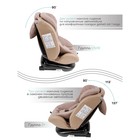 Автокресло детское AmaroBaby Brilliant, крепление Isofix, класс D, группа 0+/1/2/3 (0-36 кг), цвет бежевый - Фото 7