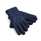 Перчатки зимние мужские MINAKU однотонные, цв.тёмно-синий, р-р 8 (25 см) - фото 319006175