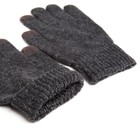 Перчатки мужские MINAKU однотонные, цв. серый, р-р 9-10 (22-24 см) - Фото 3