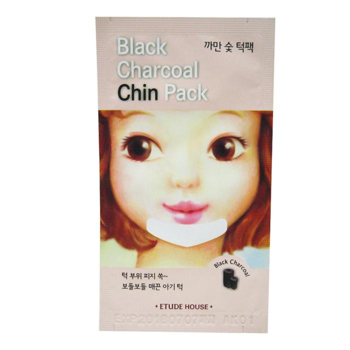 Очищающая полоска Etude House Black Charcoal Chin Pack для подбородка - Фото 1