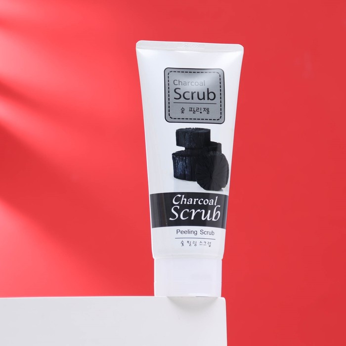 Пилинг скраб Alfredo Feemas, для лица, с древесным углём, 180 мл 30236