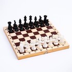Шахматные фигуры обиходные, пластик, король h-7 см, d-2.7 см, пешка h-4 см, d-2.5 см - Фото 2