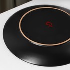 Тарелка керамическая обеденная Доляна «Глянец», d=26 см, цвет голубой - Фото 3