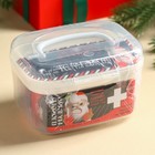 Новогодняя аптечка «Плохому мальчику»: драже с витамином C, пупырка антистресс, ручка-шприц - фото 23194575