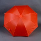 Зонт детский полуавтоматический d=90см, цвет красный - Фото 4