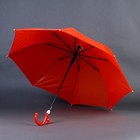 Зонт детский полуавтоматический d=90см, цвет красный - Фото 5