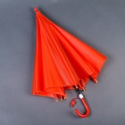 Зонт детский полуавтоматический d=90см, цвет красный - Фото 6