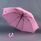 Зонт детский полуавтоматический d=90см, цвет светло-розовый - фото 45264362