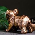 Фигура "Бульдог ортогональный" бронза, 14х19см - фото 61023283