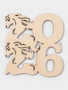 Подставка под горячее Доляна «Новый год 2026. Символ года», 9×8×0.3 см, дерево - Фото 3