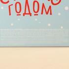 Подарочный набор «Пусть все дороги в новом году ведут к счастью»: конфеты 120 г., носки 35–42 р. - Фото 5