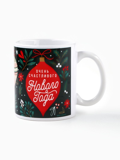 Подарочный набор новогодний «Сказочного Нового Года»: чай чёрный с чабрецом 50 г, кружка 300 мл.