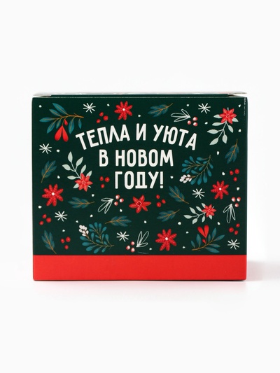 Подарочный набор новогодний «Сказочного Нового Года»: чай чёрный с чабрецом 50 г, кружка 300 мл.