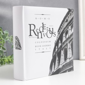 

Фотоальбом на 100 фото 15х21 см "Амфитеатр" бум.карм.с мемо, книжн.пер-т