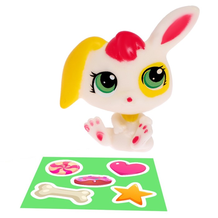 УЦЕНКА Игрушка-сюрприз Crazy Pets с наклейками, МИКС - Фото 1