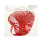 Сердце сувенирное на подвеске блестка d=9,5 см, красный - Фото 2