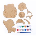 Набор для творчества 3D картина «Собачка корги» - фото 40668919