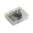 Набор автолюбителя №2, 5 колпачков, металл, 5 золотников коротких, ключ - Фото 3