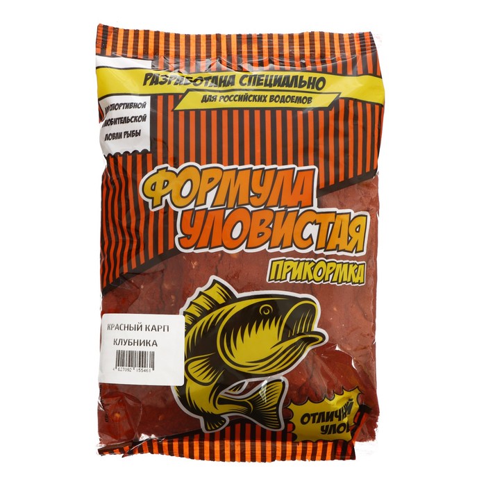 Прикормка "УЛОВИСТАЯ", красный карп, клубника, 800 г - Фото 1