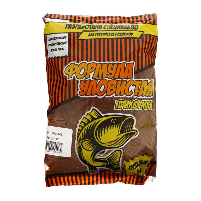 Прикормка "УЛОВИСТАЯ", карп-карась, чеснок, 800 г - Фото 1