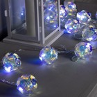 Гирлянда «Нить» 4.5 м с насадками «Цветочные шары», IP20, прозрачная нить, 15 LED, свечение белое, 220 В, УЦЕНКА - Фото 4