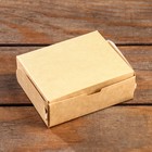 Коробка складная "Снежинка", крафт, 10 х 8 х 3,5 см - Фото 3