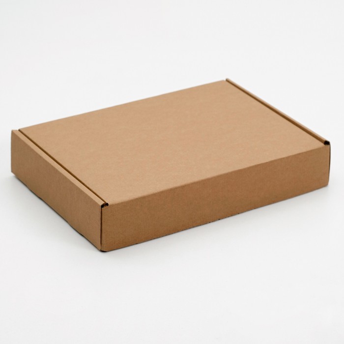 Упаковка для пирога, бурая, 33,5 х 24 х 6 см, набор 10 шт