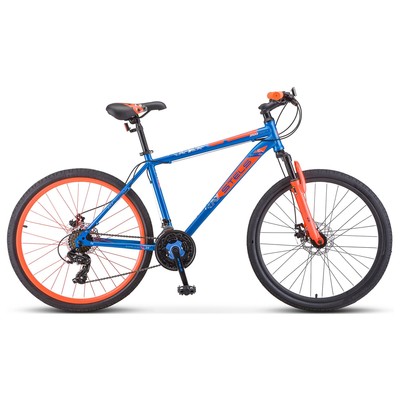 Велосипед 26" Stels Navigator-500 D, F020, цвет синий/красный, размер 18"