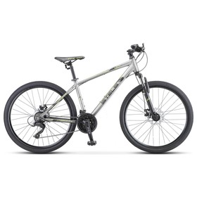 Велосипед 26" Stels Navigator-590 MD, K010, цвет серый/салатовый, р. 18" 9201345