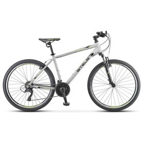 Велосипед 26" Stels Navigator-590 V, K010, цвет серый/салатовый, р. 20" 9201352