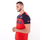 Футболка мужская, цвет красный/принт МИКС, размер L - фото 21723936