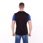 Футболка мужская, цвет синий/принт МИКС, размер 3XL - фото 21723961