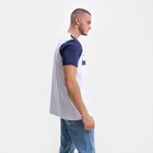 Футболка мужская, цвет белый/принт МИКС, размер M - фото 21723970