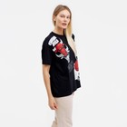 Футболка мужская, цвет чёрный, размер S - фото 21723997