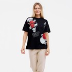 Футболка мужская, цвет чёрный, размер S - фото 21723998