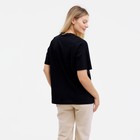 Футболка мужская, цвет чёрный, размер S - фото 21723999