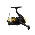 Катушка оснащённая BH200, 3 подшипника, 5.1:1, пластиковая шпуля, золотая - Фото 3