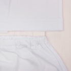 Комплект на выписку 3 предмета: ползунки, рубашечка, чепчик, рост 62, цвет белый - Фото 9