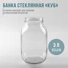 Банка стеклянная «Кубышка», 3 л, ТО-100 мм - фото 11357721