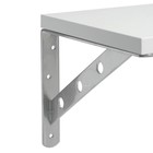 Полка с кронштейном, 1200х200, Белый - Фото 4